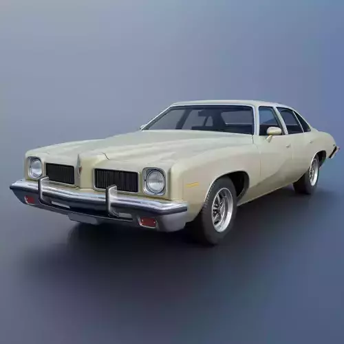 Pontiac LeMans 4 Door 1973 3D print model