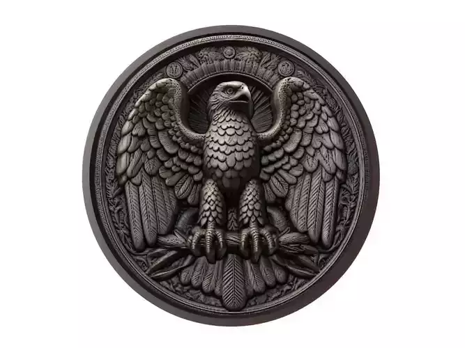 Harpy Eagle Animal Medallion