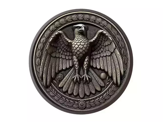 Harpy Eagle Animal Medallion