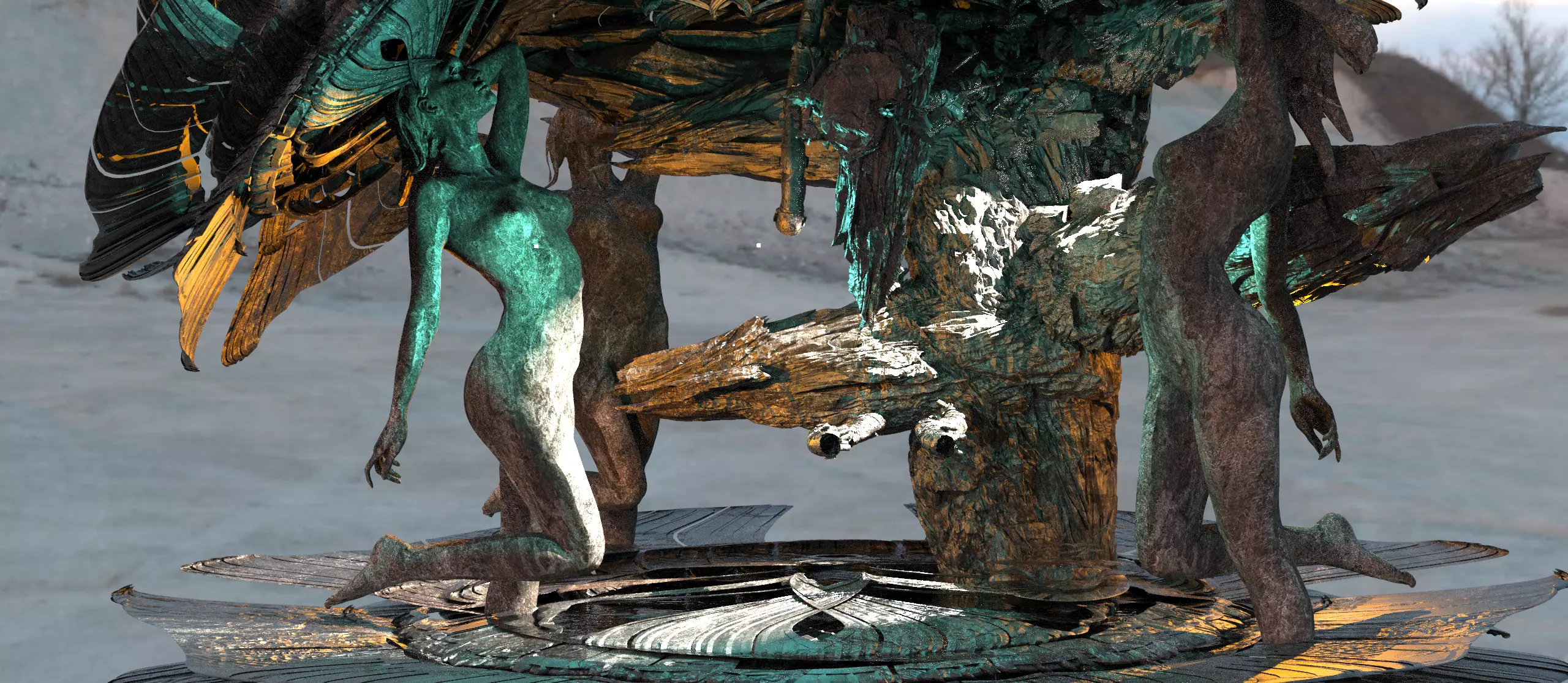 Aphrodites goddess  Cave 3D model_0