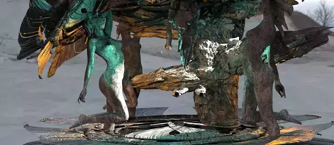 Aphrodites goddess  Cave 3D model