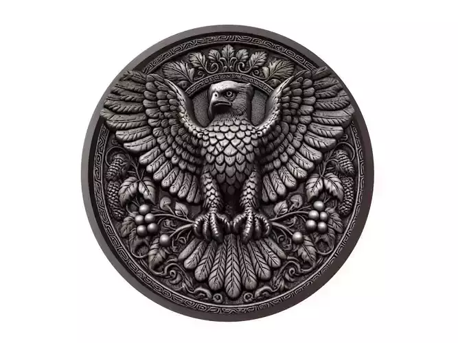 Harpy Eagle Animal Medallion