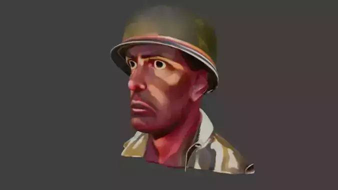 hombre mirada de mil yardas