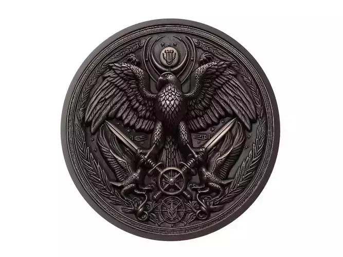 Peregrine Falcon Animal Medallion