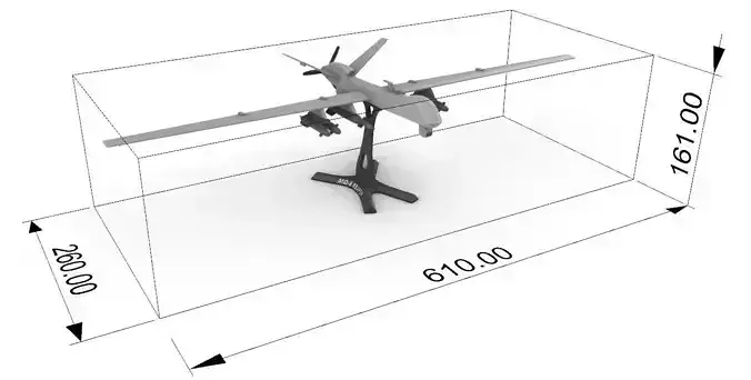 MQ-9 Reaper 3D print model