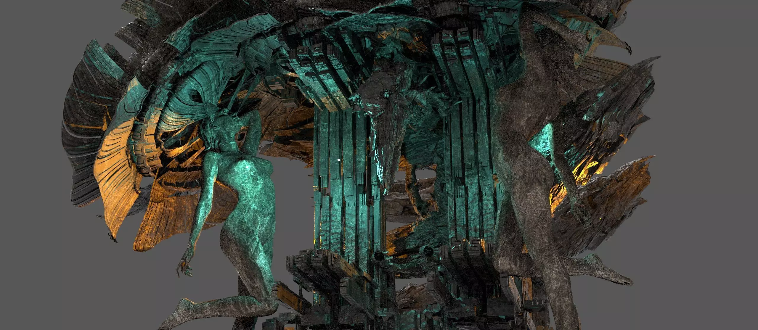 Aphrodites goddess Cave 2 3D model_0