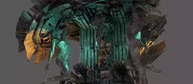 Aphrodites goddess Cave 2 3D model