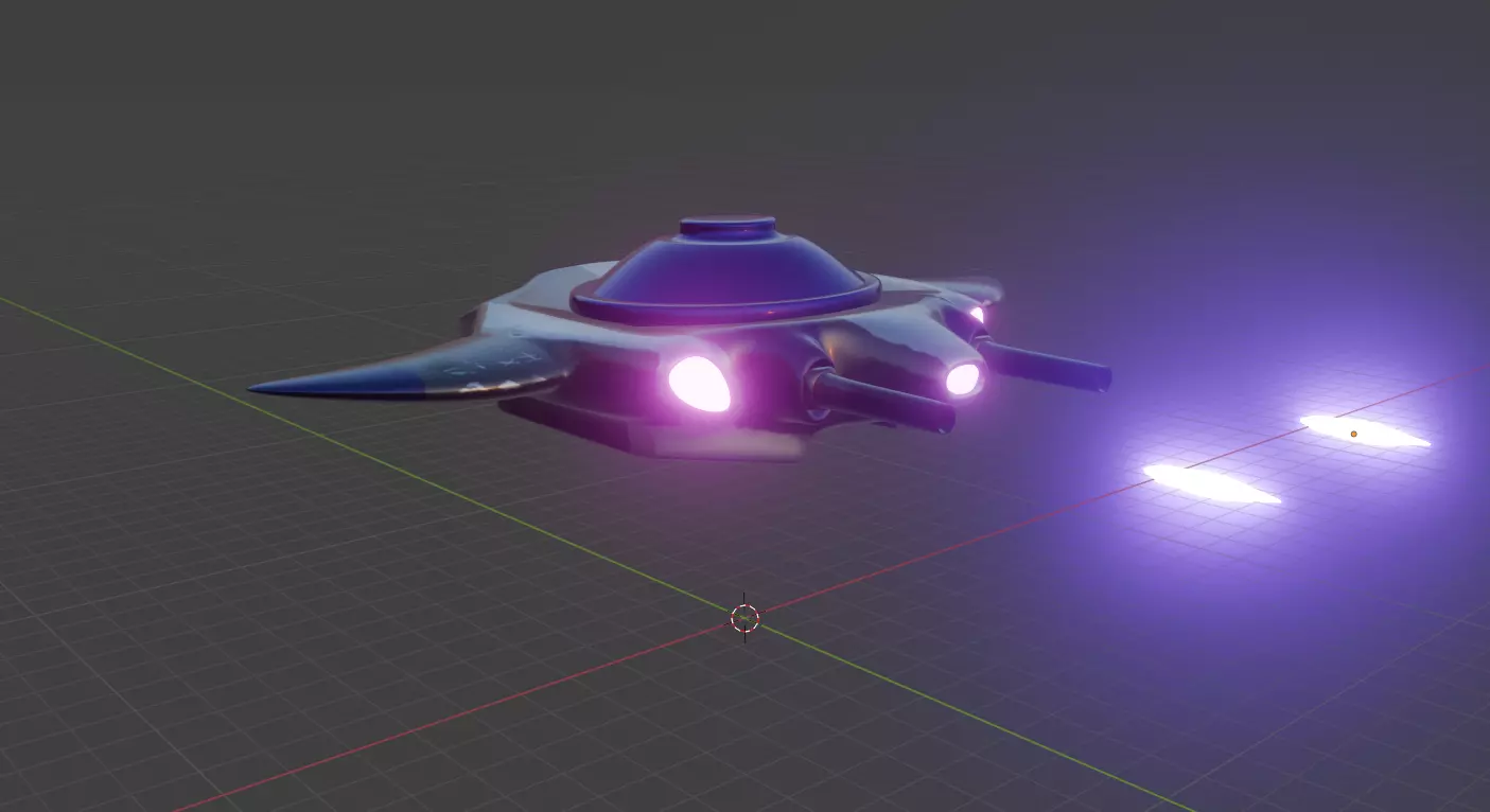 Falcon UFO Free 3D model