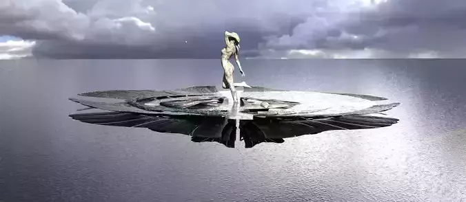 Aphrodites cave pool of rejuvenation  3D model