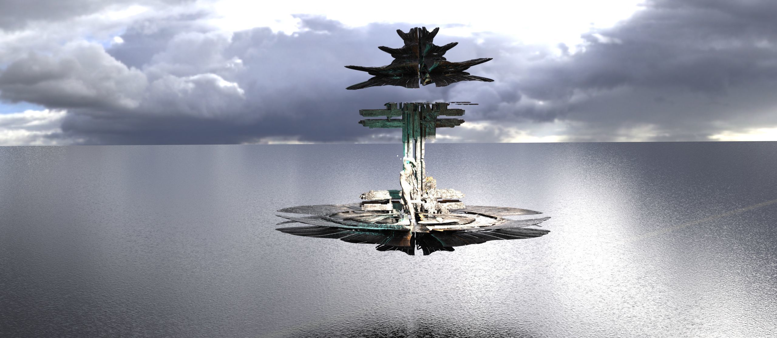 Aphrodites goddess Cave floor 2 3D model_1