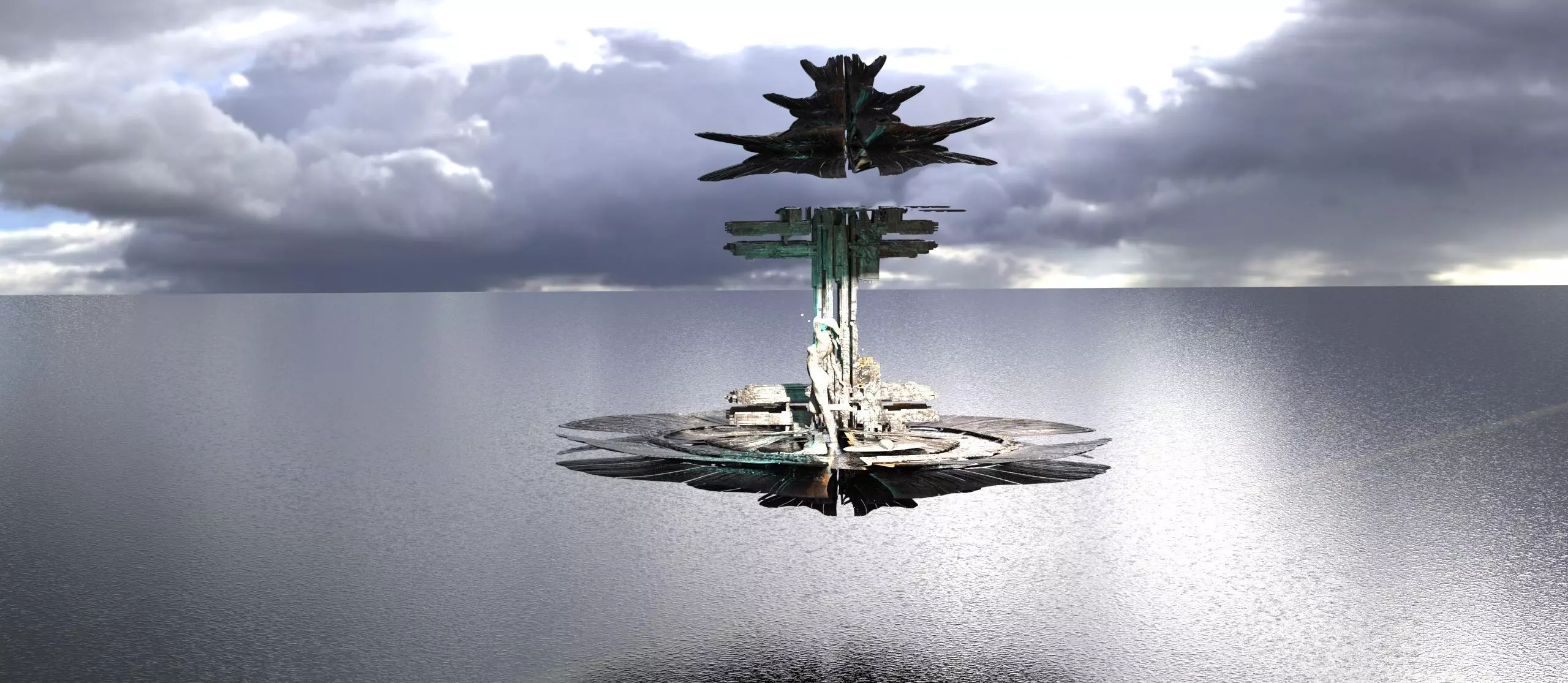 Aphrodites goddess Cave floor 2 3D model_0