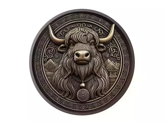 Yak Animal Medallion