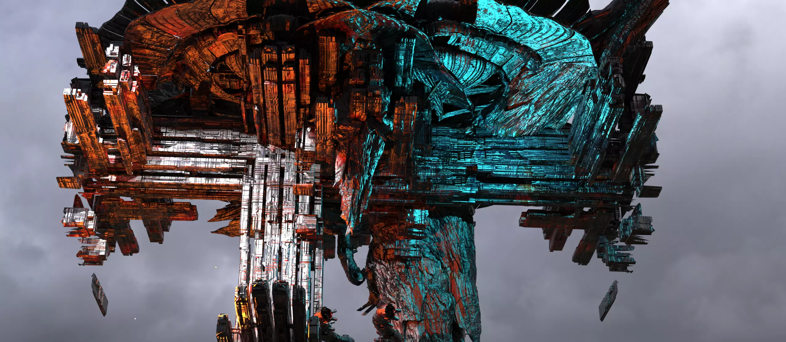 Golden Eclipse sovran mushroom tower 1 3D model_0