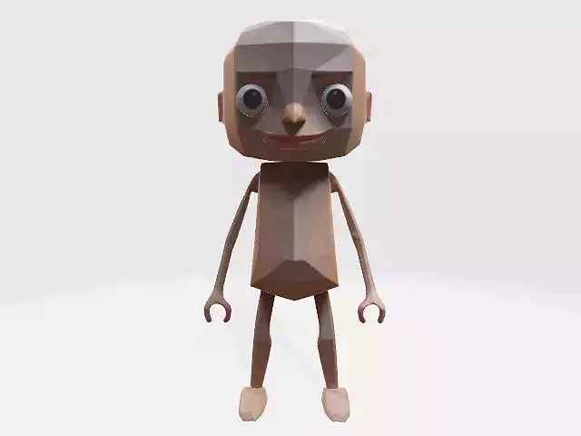 Lowpoly simple character