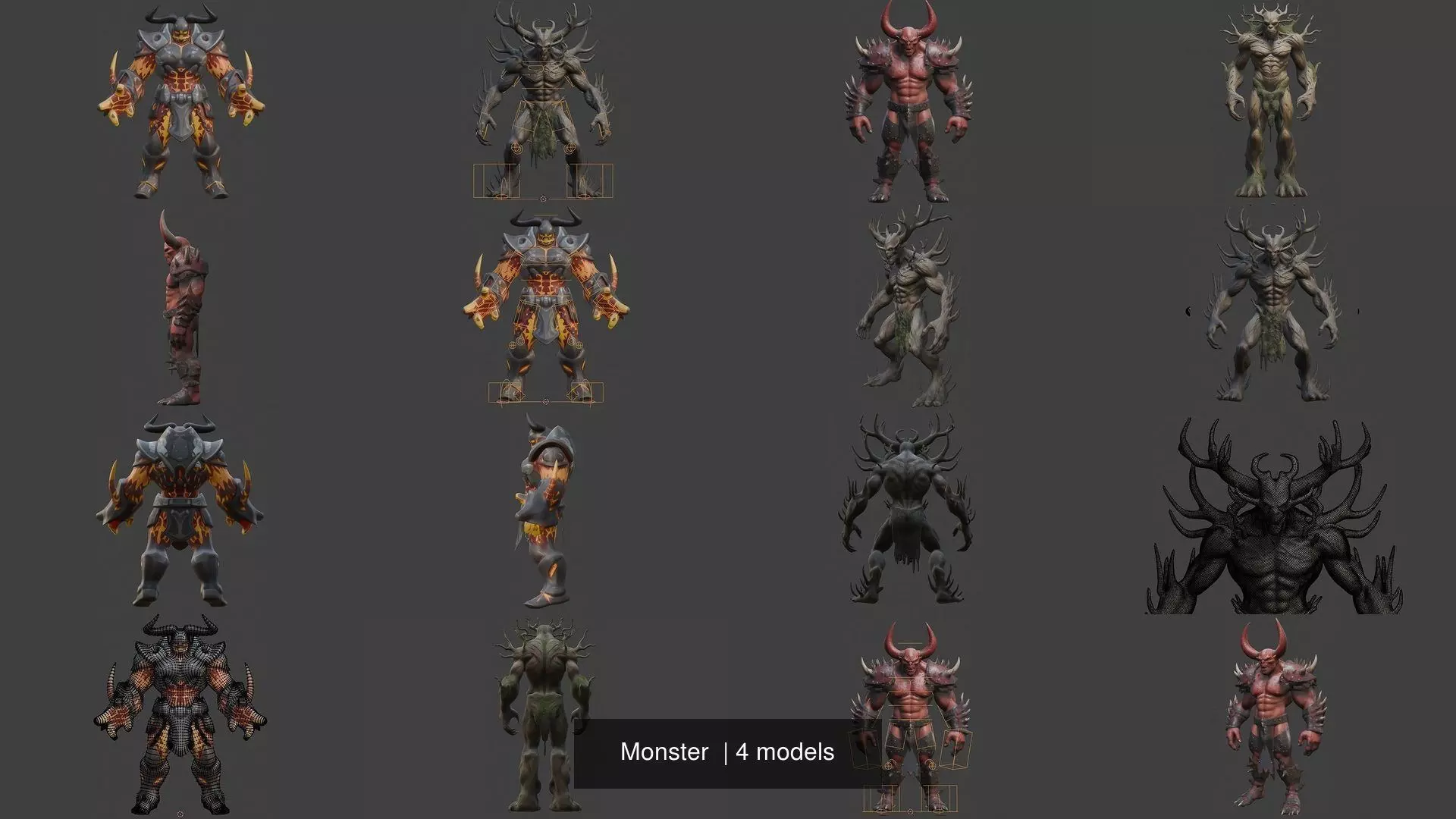 Monster  3D Model Collection_0