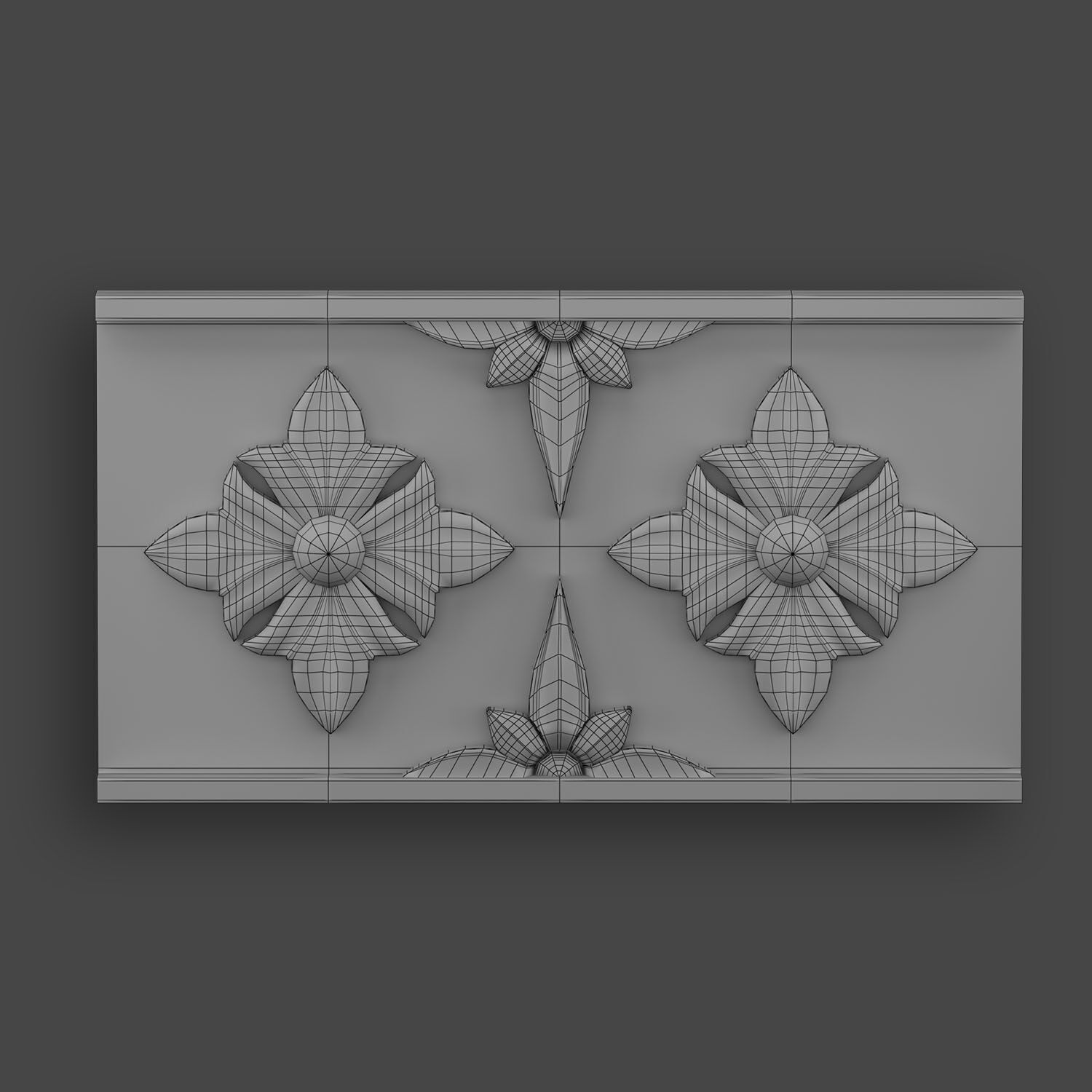 5 Borders Ornamental Pack 6 3D model_19