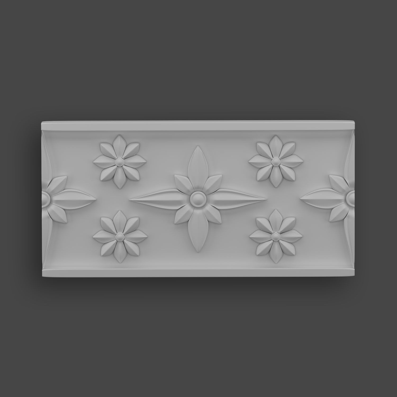 5 Borders Ornamental Pack 6 3D model_11