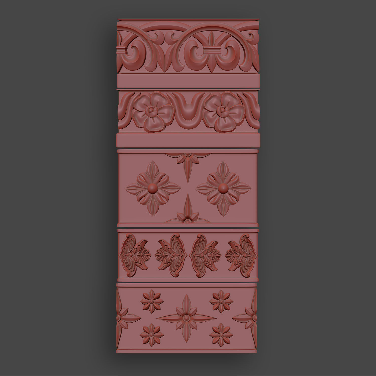 5 Borders Ornamental Pack 6 3D model_18