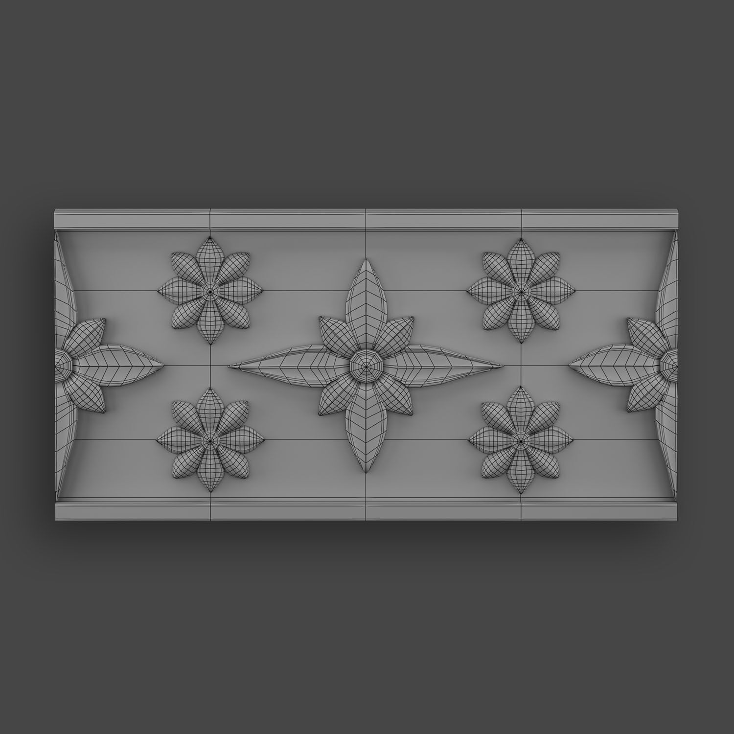 5 Borders Ornamental Pack 6 3D model_23