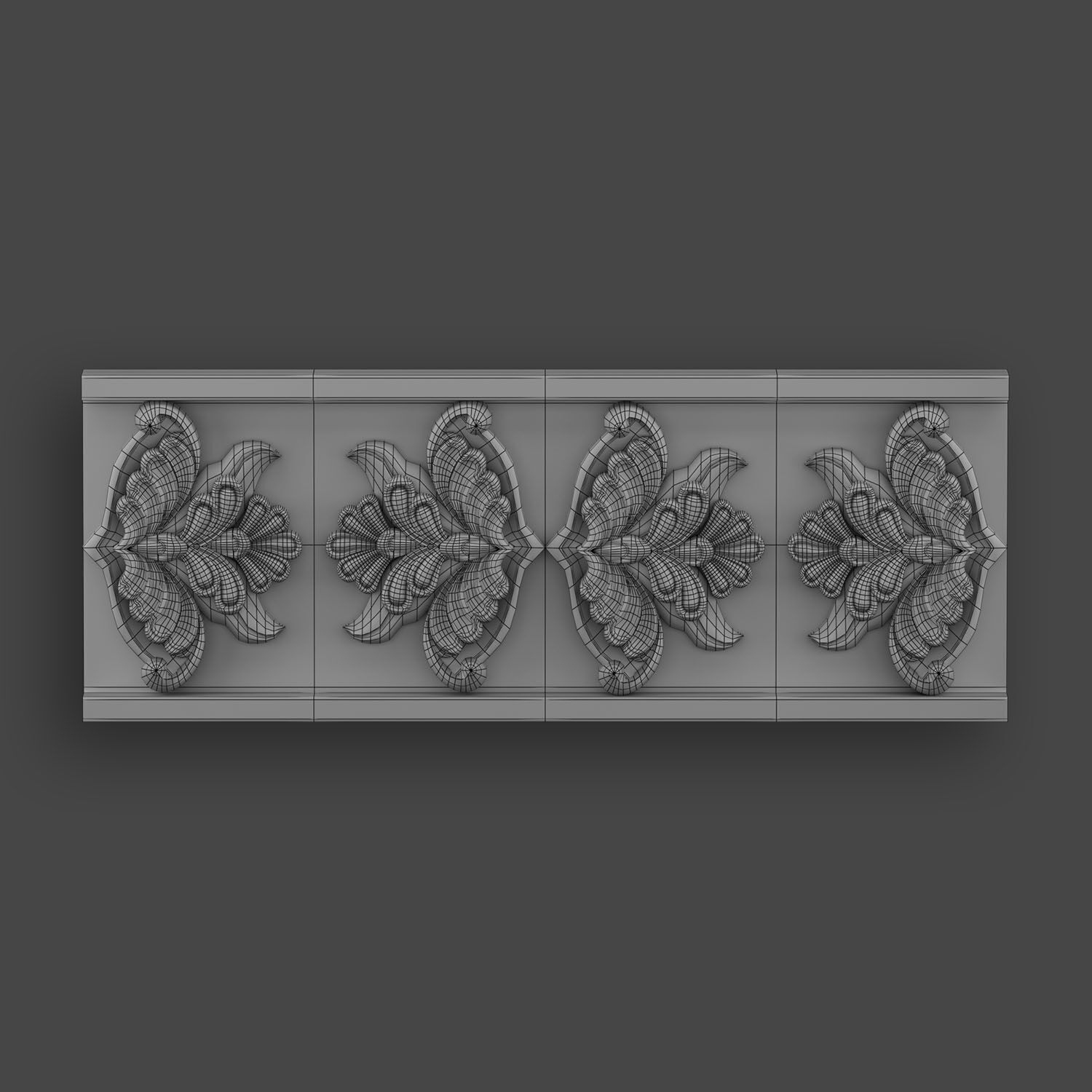 5 Borders Ornamental Pack 6 3D model_21