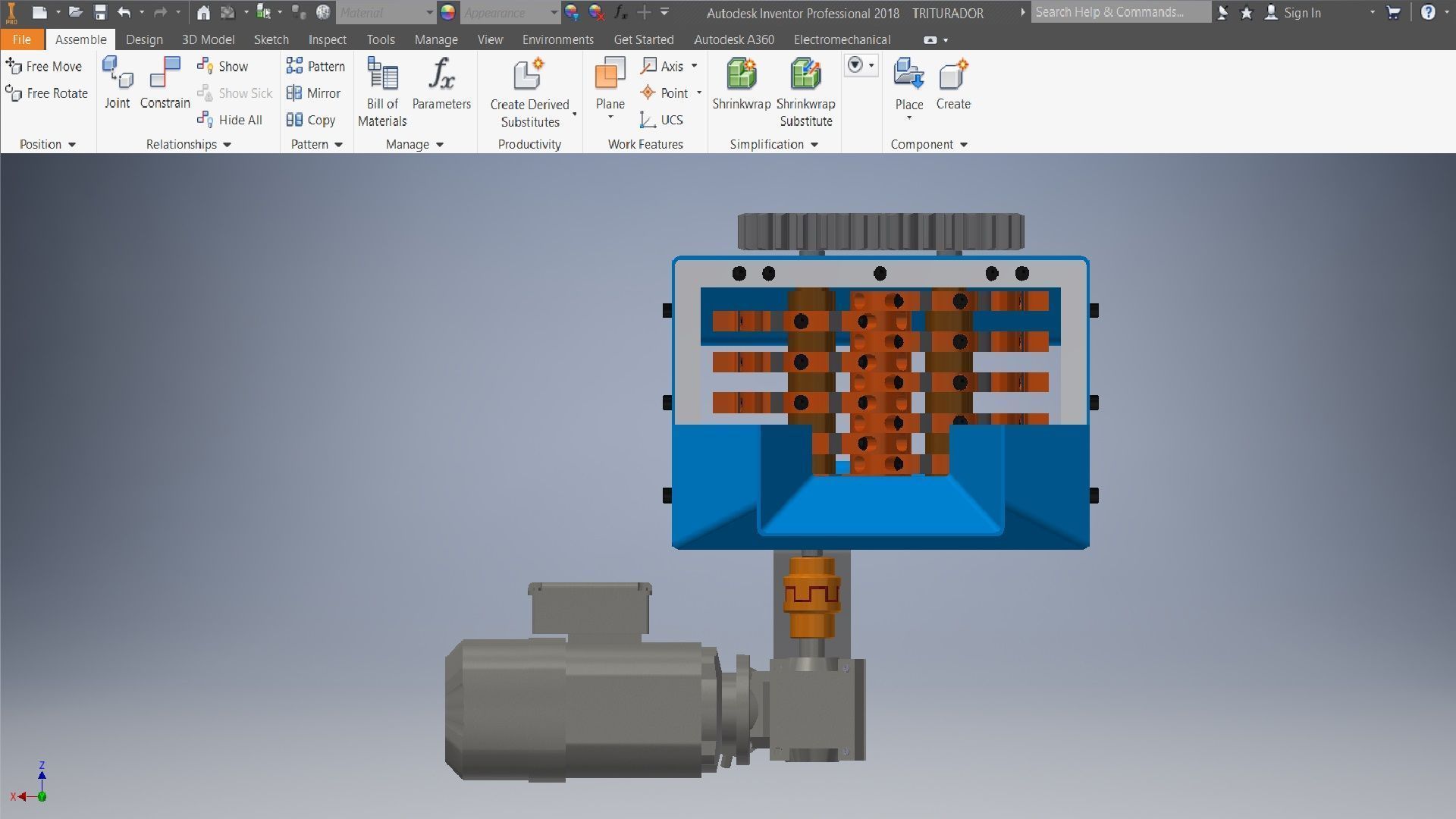 TRITURADOR shredder 3d model 3D model_4