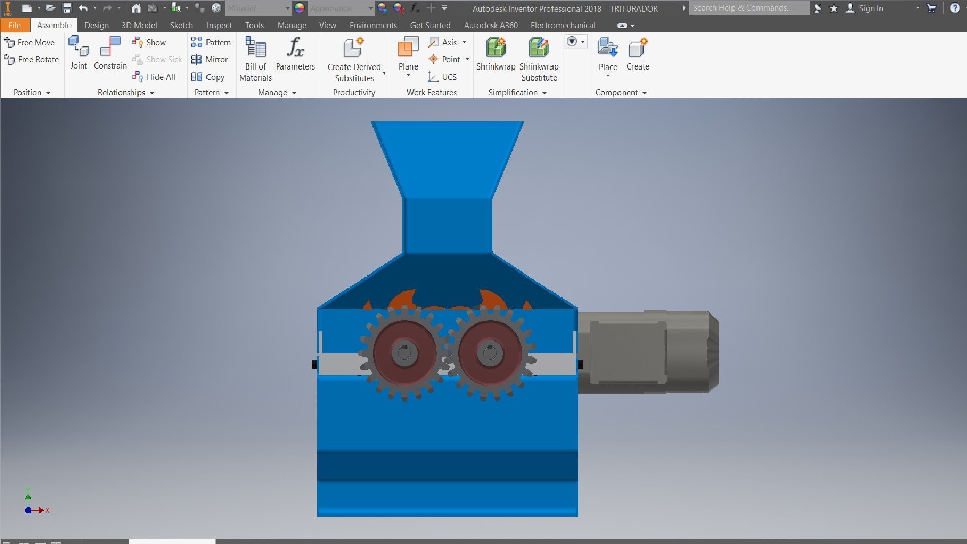 TRITURADOR shredder 3d model 3D model_13