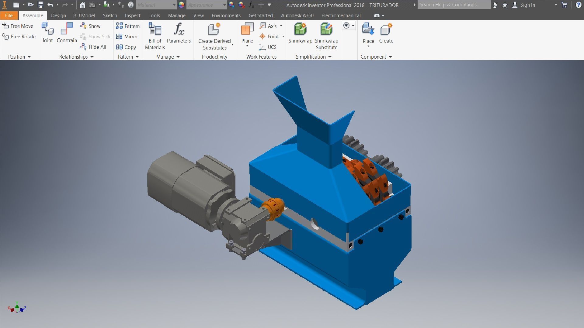TRITURADOR shredder 3d model 3D model_5