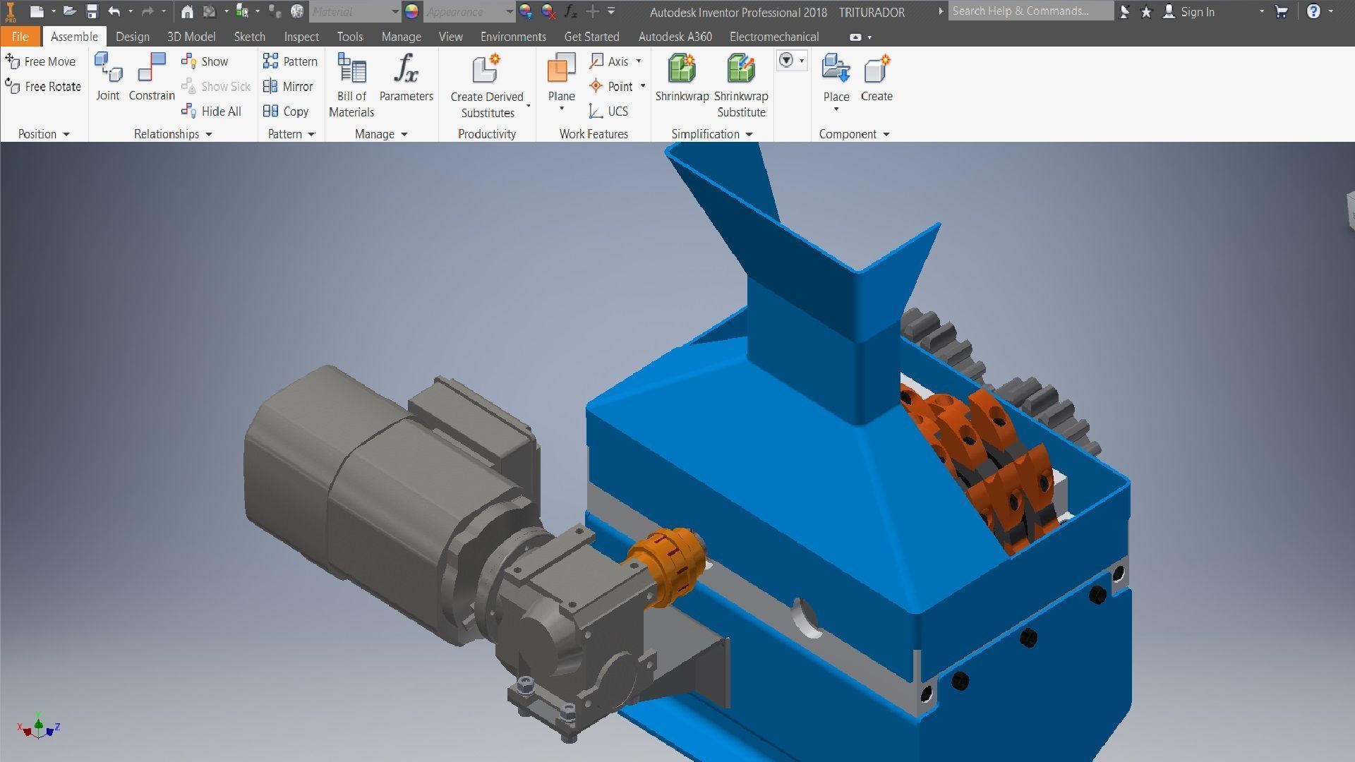 TRITURADOR shredder 3d model 3D model_2