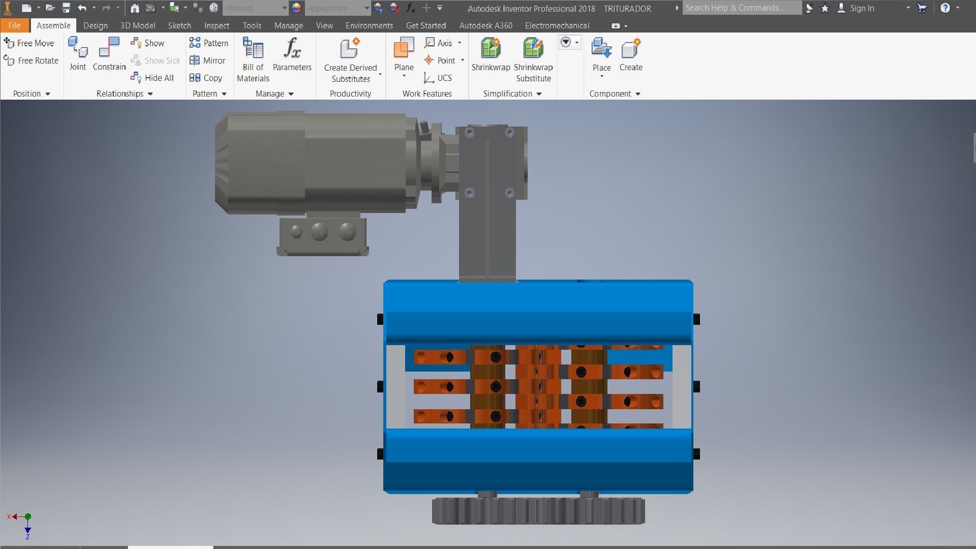 TRITURADOR shredder 3d model 3D model_3