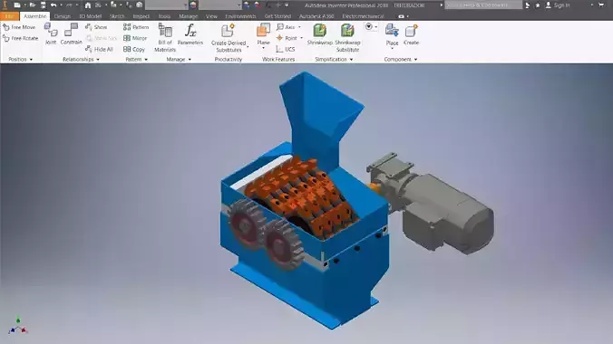 TRITURADOR shredder 3d model