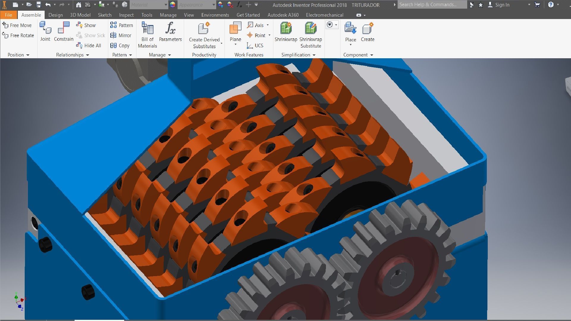 TRITURADOR shredder 3d model 3D model_1