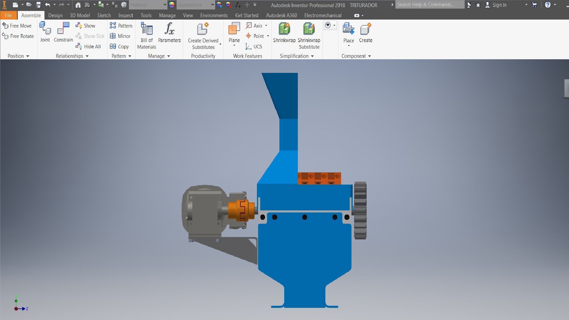 TRITURADOR shredder 3d model 3D model_14