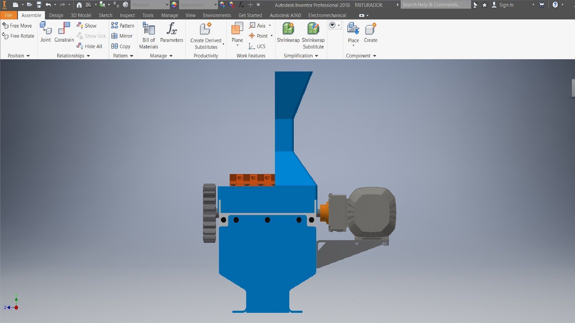 TRITURADOR shredder 3d model 3D model_16