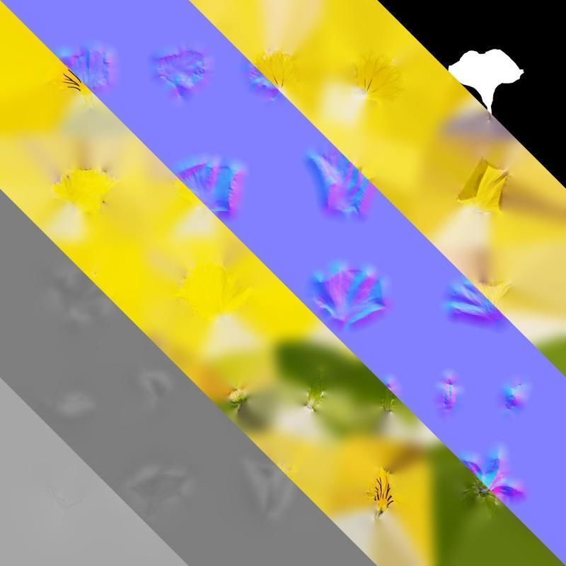 Anydrafts Viola tricolor Flower 03 Texture_8