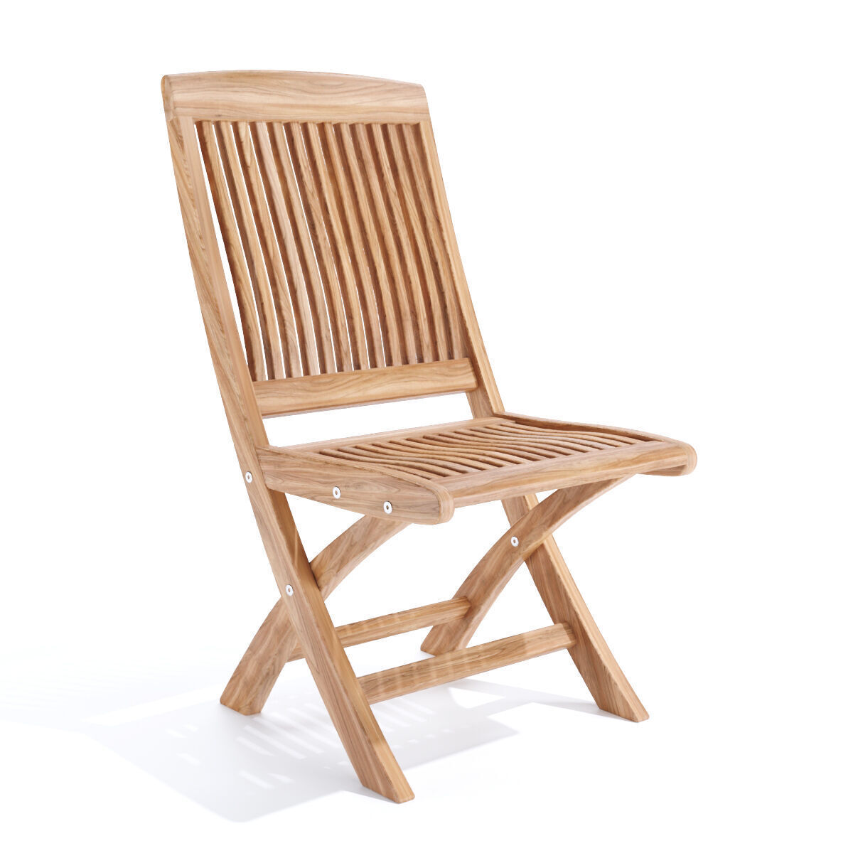 Round table with chairs 3D model_5