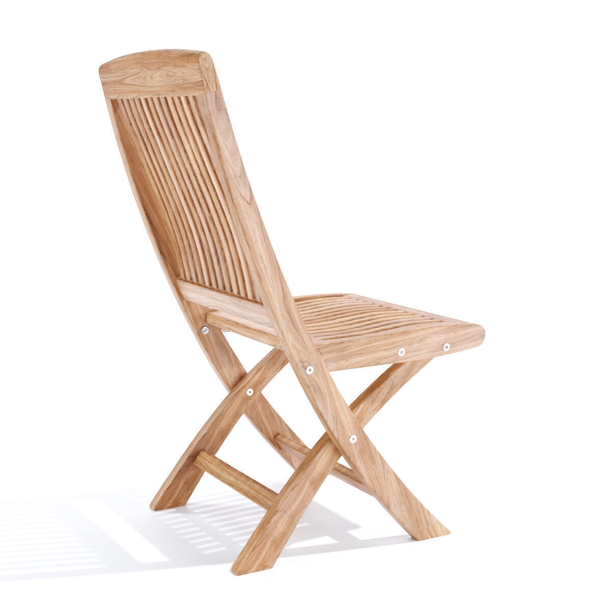 Round table with chairs 3D model_4