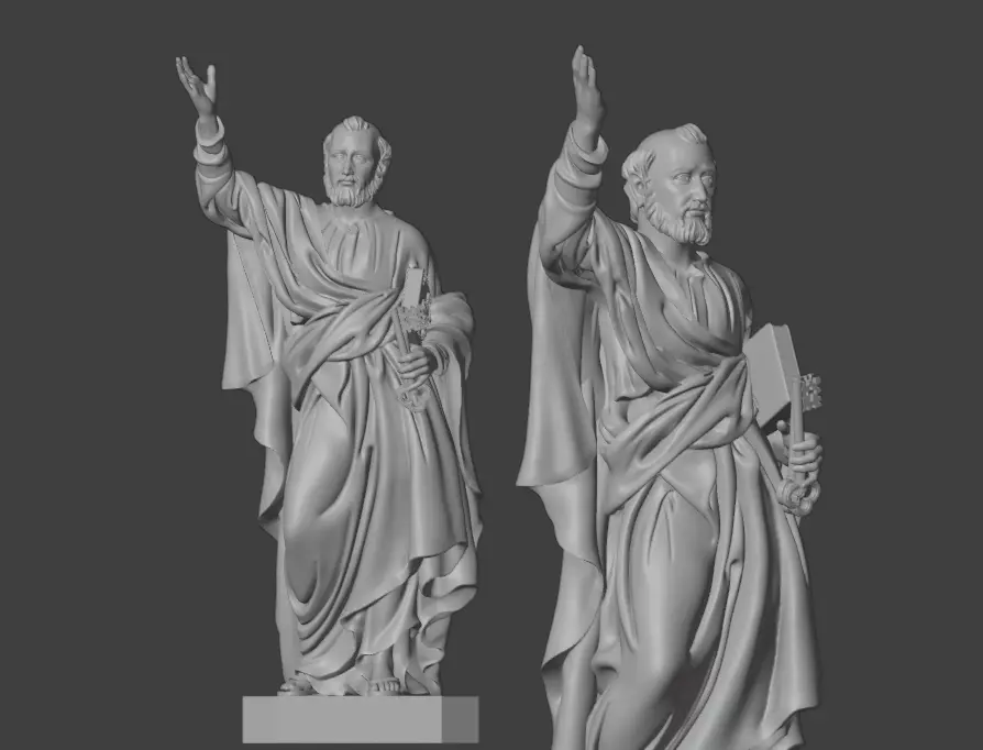 Saint Peter 3D print model_0