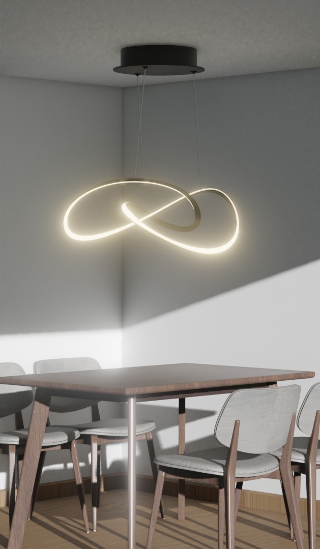CEILING LAMP MIDLAIT LED 3D model_1
