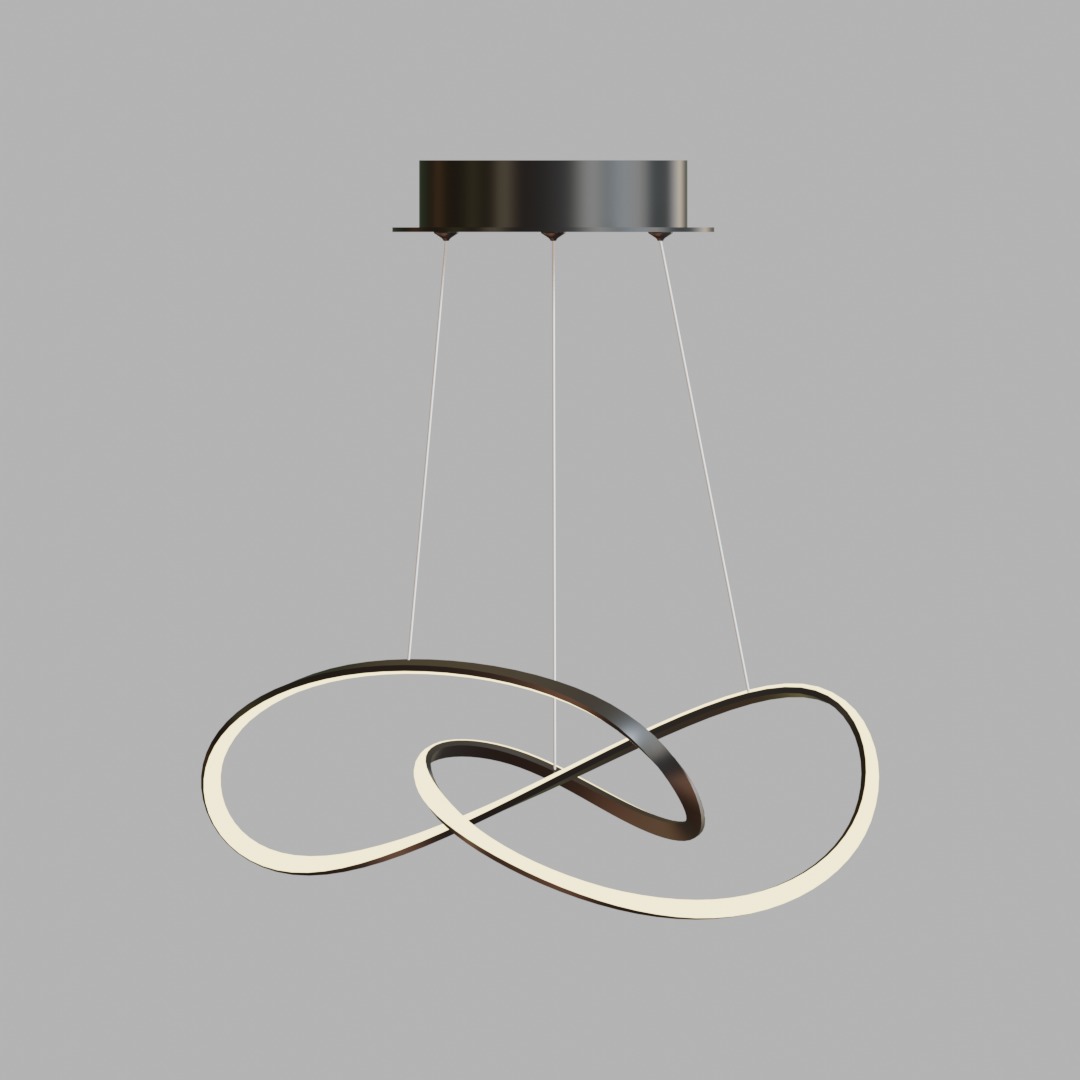 CEILING LAMP MIDLAIT LED 3D model_3