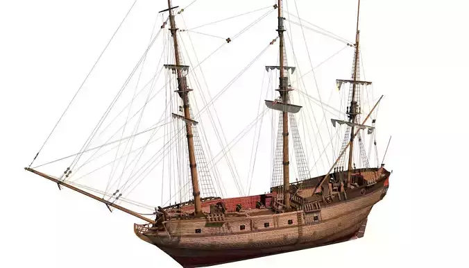 East Indian Ship 3D model
