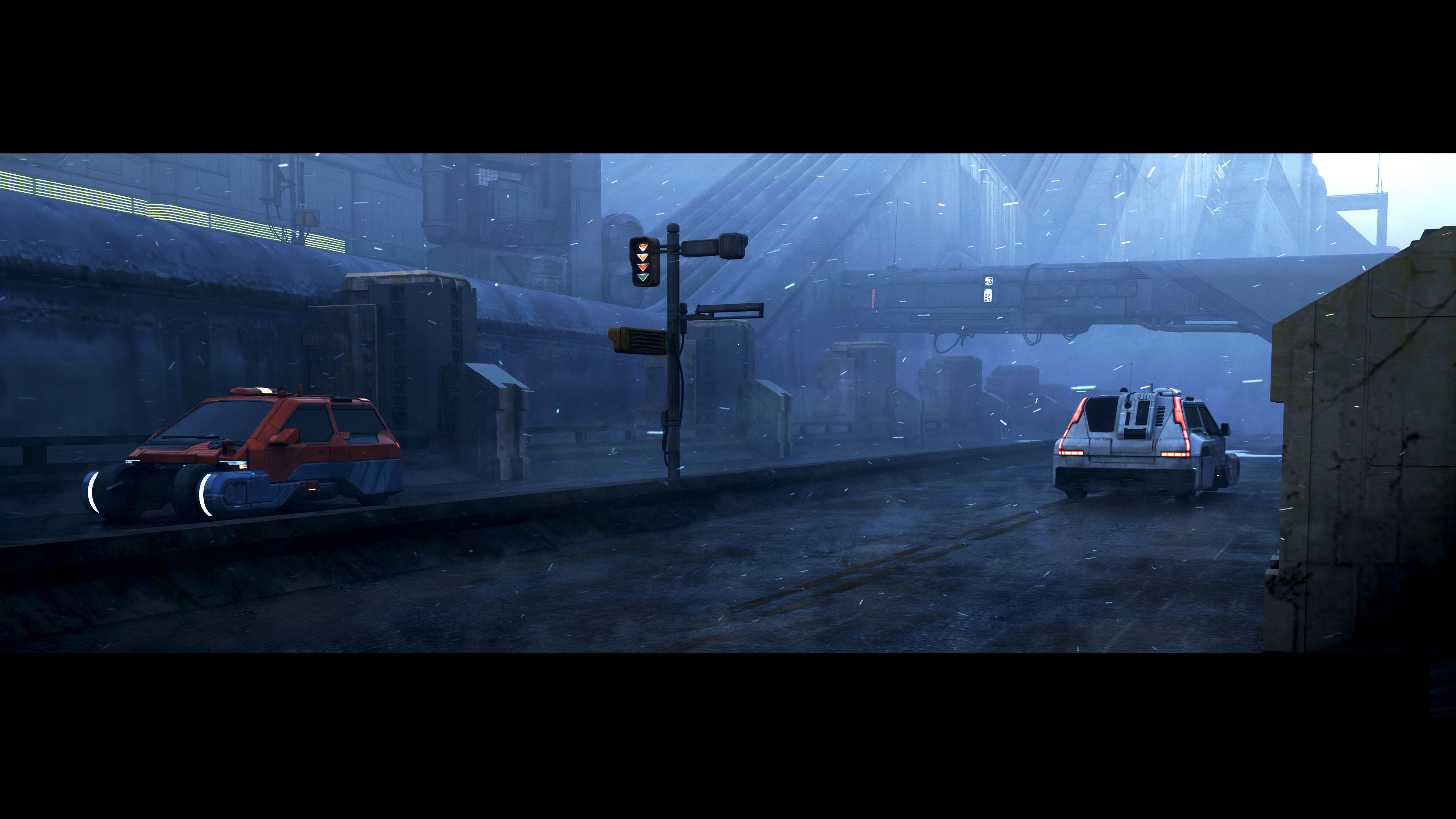 Ashfall Bridge Pack Low-poly 3D model_1