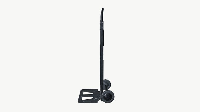 Hand Truck Low-poly 3D model 4