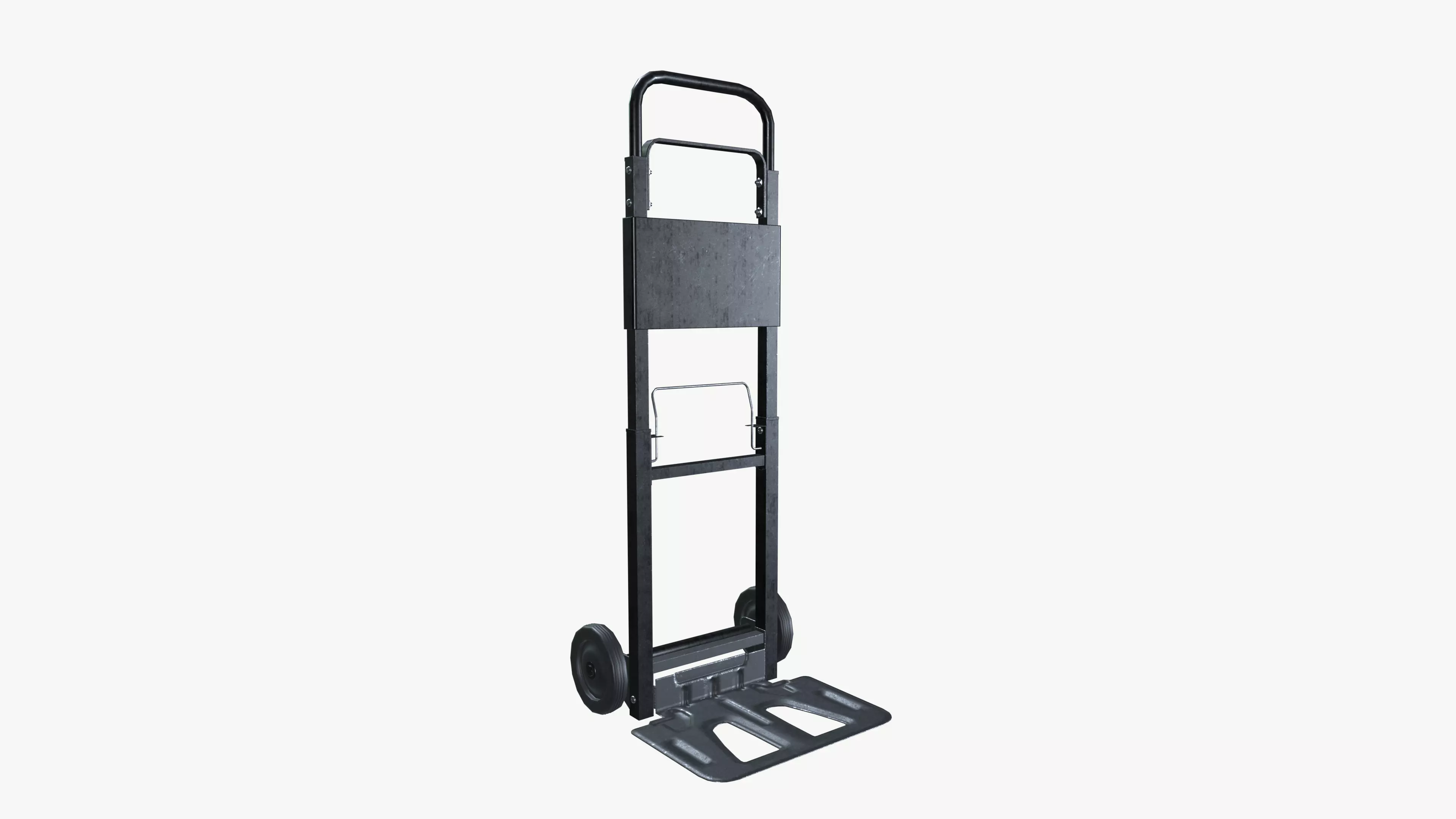 Hand Truck Low-poly 3D model_0