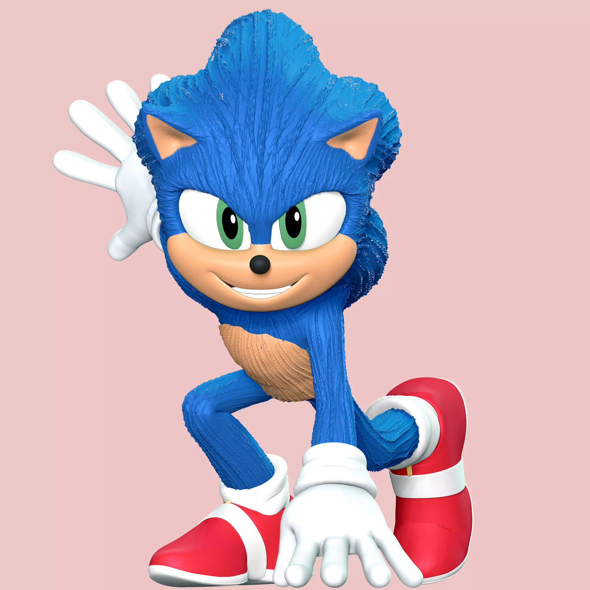 Sonic - Sonic the Hedgehog 3 Fan Art 3D print model_0