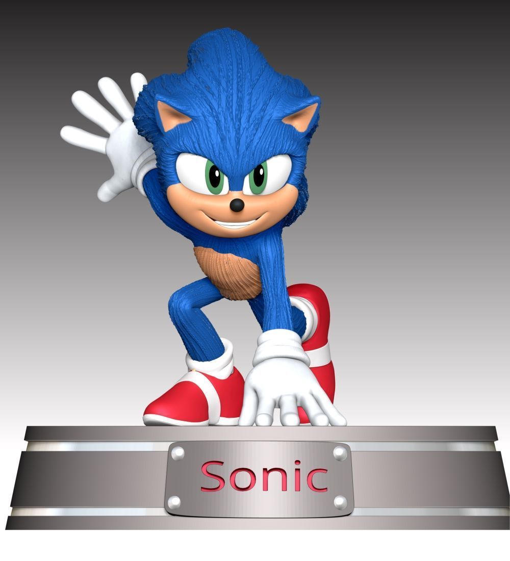 Sonic - Sonic the Hedgehog 3 Fan Art 3D print model_1