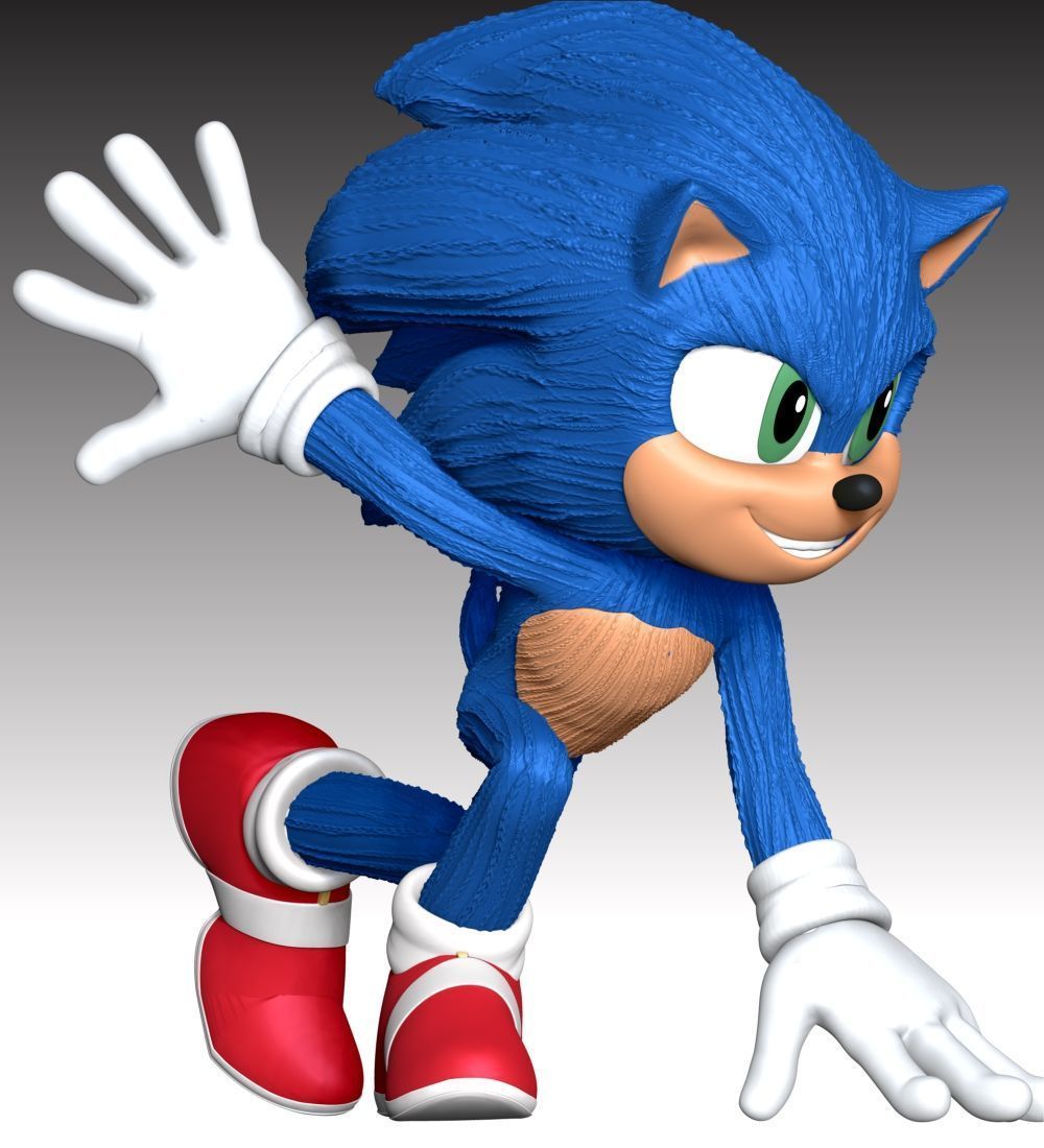Sonic - Sonic the Hedgehog 3 Fan Art 3D print model_5