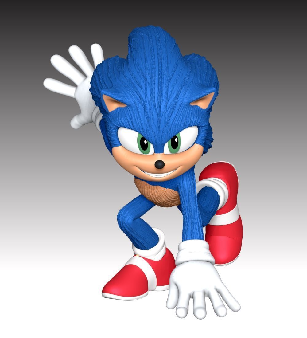 Sonic - Sonic the Hedgehog 3 Fan Art 3D print model_8
