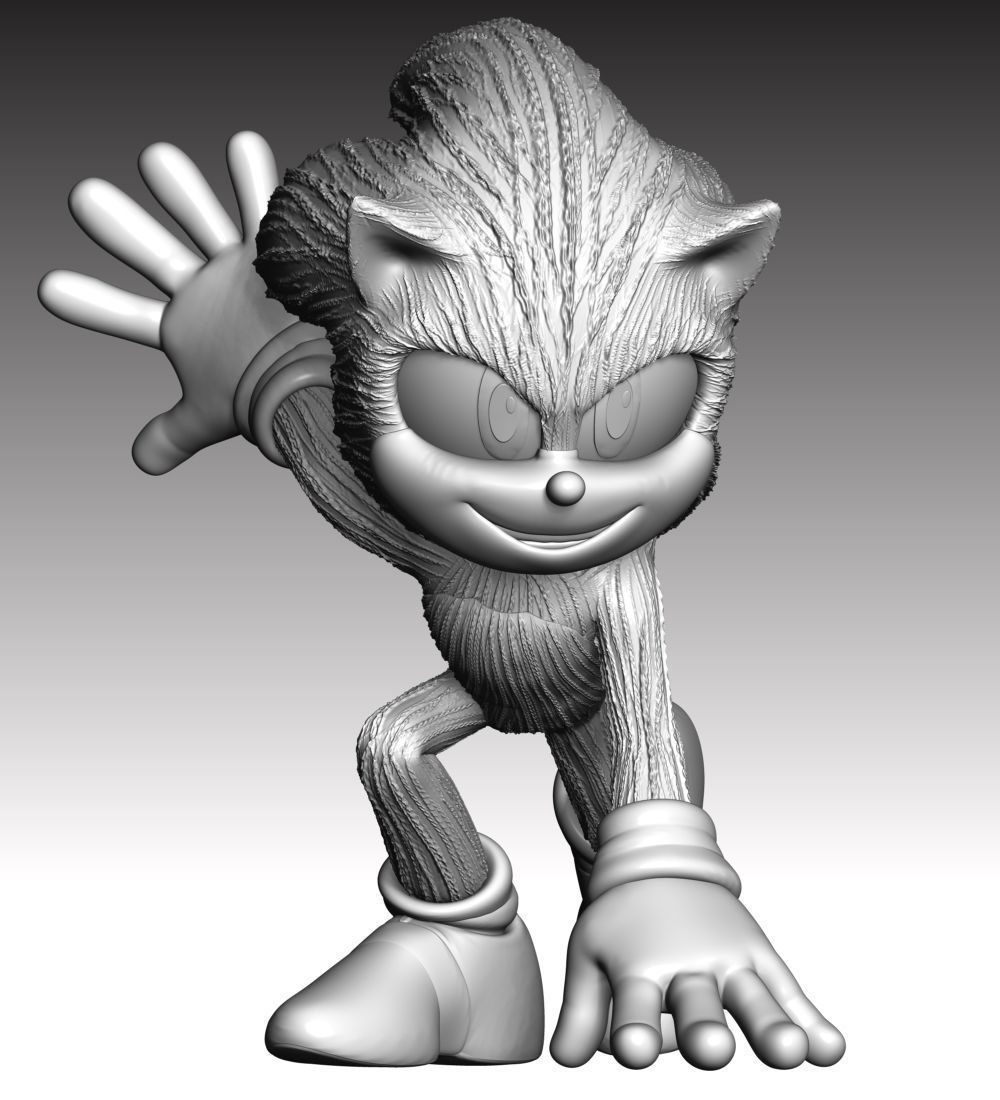 Sonic - Sonic the Hedgehog 3 Fan Art 3D print model_10