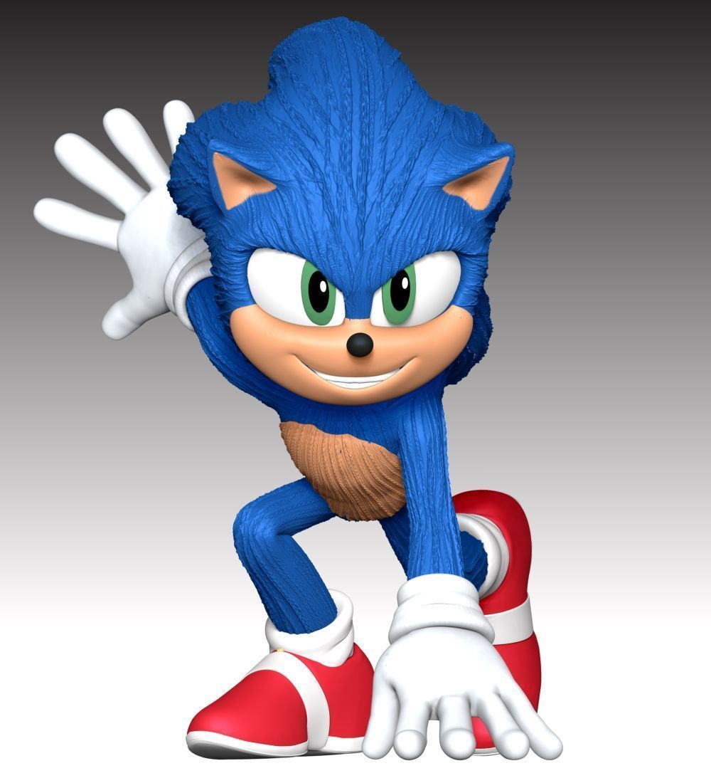 Sonic - Sonic the Hedgehog 3 Fan Art 3D print model_6