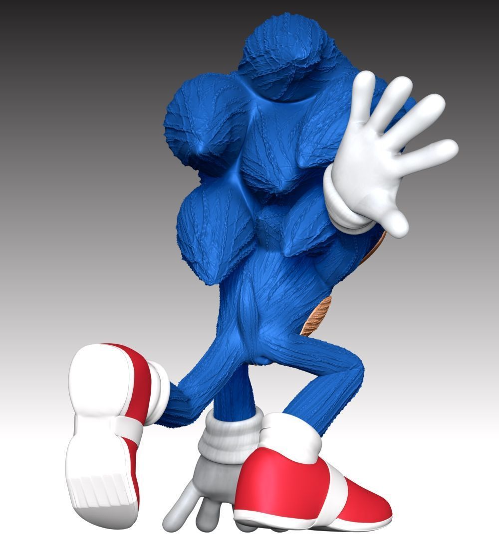 Sonic - Sonic the Hedgehog 3 Fan Art 3D print model_9